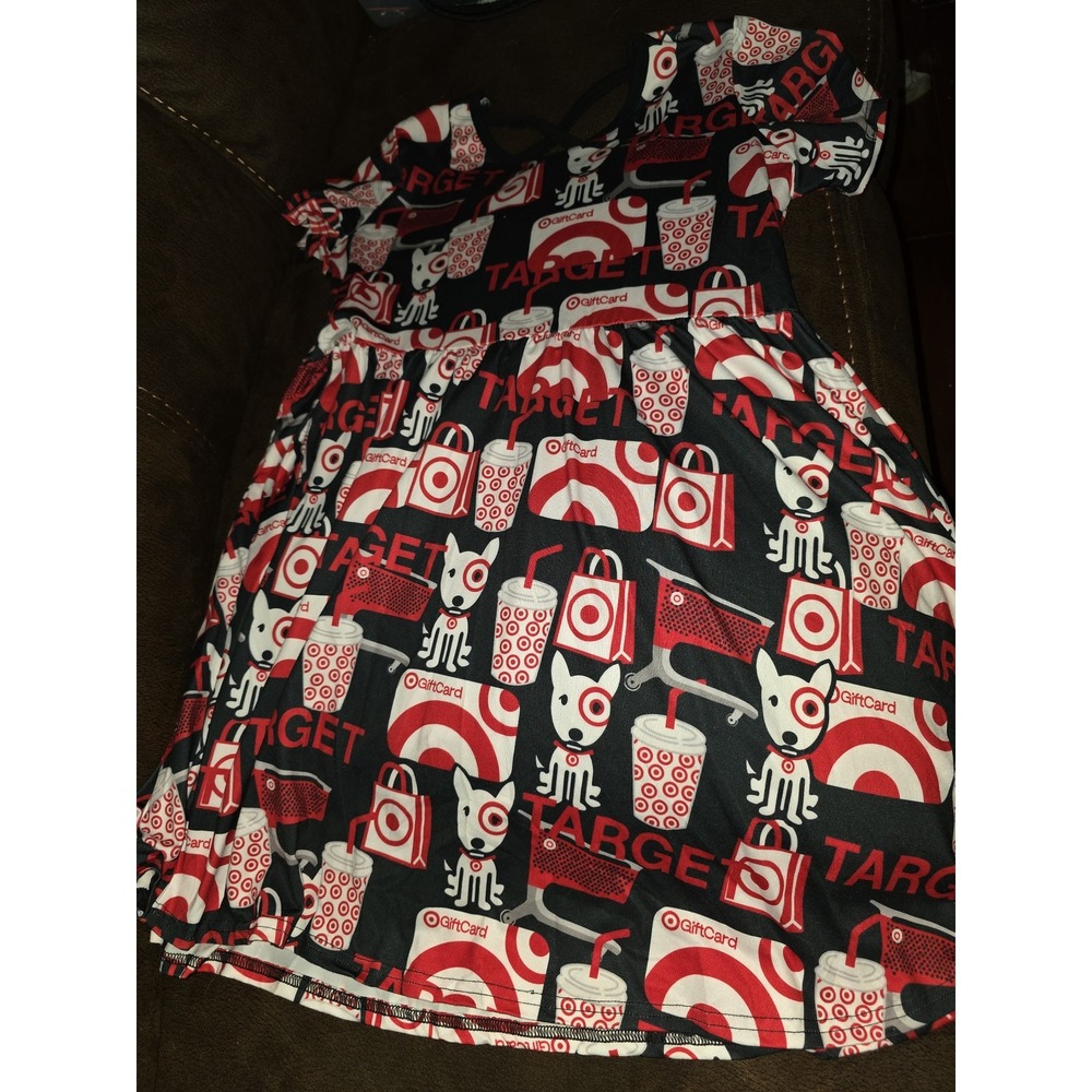 Boutique target store bullseye dog dress size 14 16 girls‎
